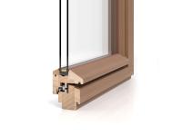 Holz-Fenster-Profil PaXretro58 mit 2-fach Verglasung