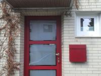 Aluminium-Haustür Kompotherm in rot, Köln