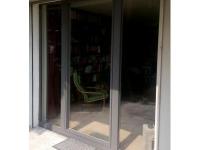 Holz-Aluminium-Fenster in grau, Köln