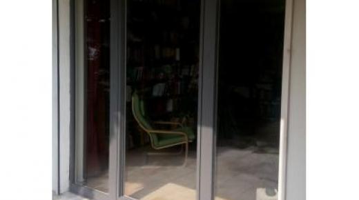 Holz-Aluminium-Fenster in grau, Köln