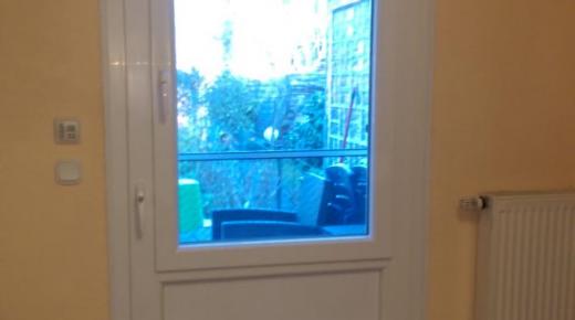 Terrassentür mit zusätzlichem Dreh-Kipp-Flügel, Innenansicht in Köln